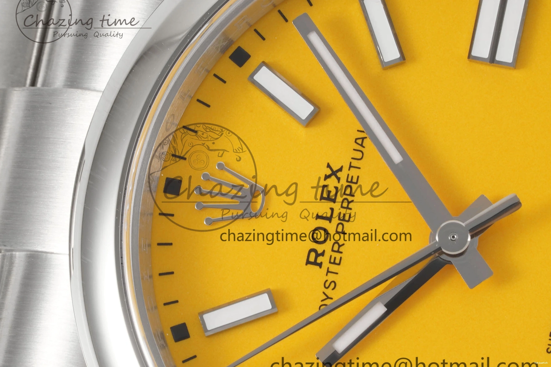 Perpetual Yellow 124300 KING Steel 904L Bracelet Best 1:1 on VR3230 SS Edition Oyster Dial 41mm 1225